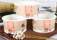 Personalized Branded Paper Cups / Bowls , Insulated Disposable Soup Bowls
